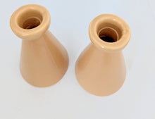 Load image into Gallery viewer, Two Peach Candle Holders