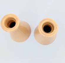 Load image into Gallery viewer, Two Peach Candle Holders