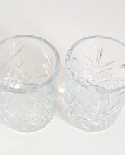 Load image into Gallery viewer, Pair of Vintage Cut Glass Shot Glasses