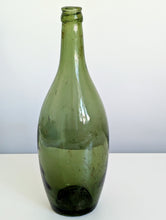 Load image into Gallery viewer, Vintage Green Glass Bottle