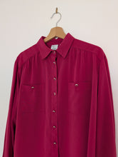Load image into Gallery viewer, Magenta Pink Vintage Blouse. Size 18