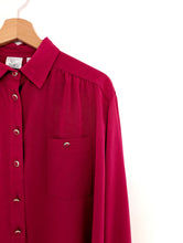 Load image into Gallery viewer, Magenta Pink Vintage Blouse. Size 18
