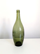 Load image into Gallery viewer, Vintage Green Glass Bottle