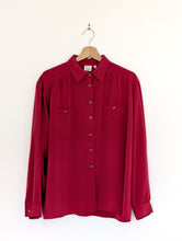 Load image into Gallery viewer, Magenta Pink Vintage Blouse. Size 18