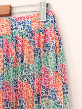 Load image into Gallery viewer, Multi Coloured Pleated Midi Skirt. Medium