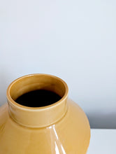 Load image into Gallery viewer, Mustard Yellow Vase
