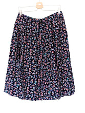 Load image into Gallery viewer, Purple Vintage Floral Skirt. Size 14