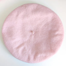 Load image into Gallery viewer, Pale Pink Wool Beret. 11"