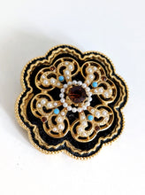 Load image into Gallery viewer, Antique Brooch with Stones
