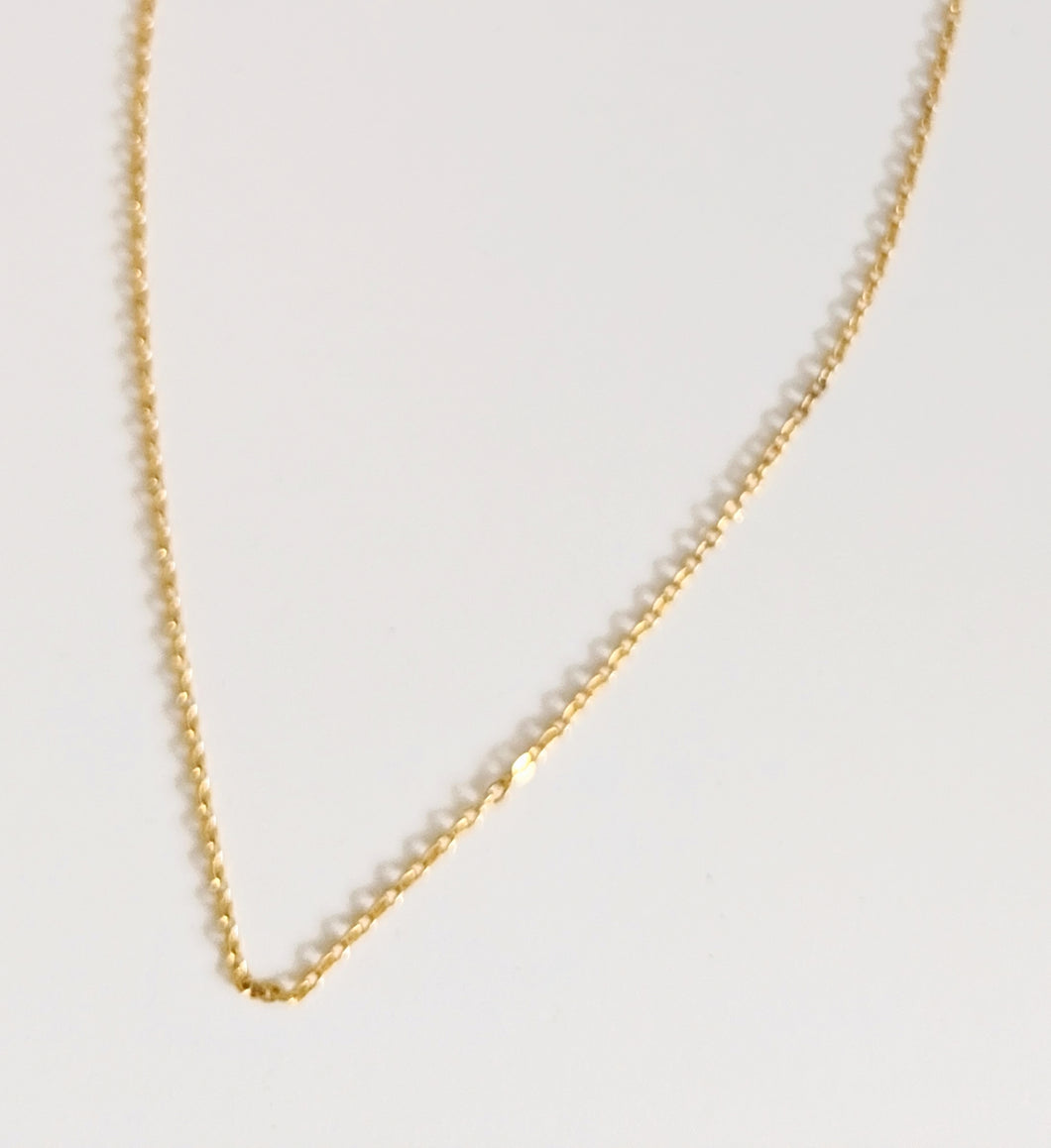 Delicate Gold Necklace 18.5