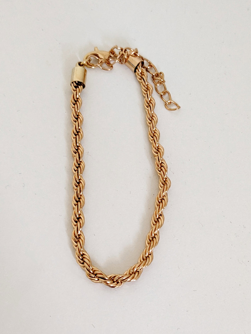 Gold Plated Rope Vintage Bracelet