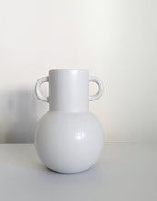 Load image into Gallery viewer, White Vase with Handles
