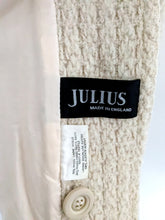 Load image into Gallery viewer, Cream Wool Blend Jacket. Size 10
