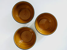 Load image into Gallery viewer, Three Vintage Tan Brown Dishes.
