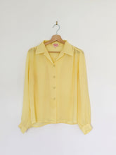 Load image into Gallery viewer, Vintage Yellow Blouse. Size 12
