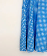 Load image into Gallery viewer, Blue and White Polka Dot Dress. Size 14

