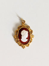 Load image into Gallery viewer, Antique Cameo Pendant
