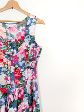 Load image into Gallery viewer, Floral Cotton Dress. Size 12
