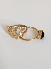 Load image into Gallery viewer, Gold Plated Leaf Design Ring. UK S / EU 60 / US 9
