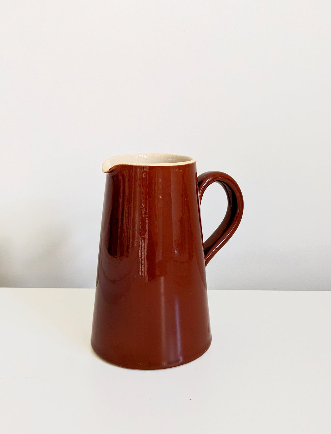 Brown and Cream Jug