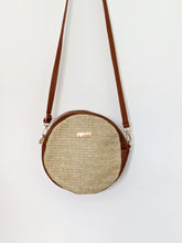 Load image into Gallery viewer, Round Wicker Shoulder Bag
