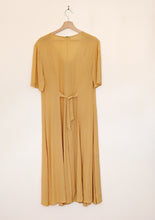 Load image into Gallery viewer, Yellow Button Down Midi Dress. Size 12
