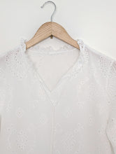 Load image into Gallery viewer, White Broderie Anglais Dress. Size 14
