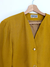 Load image into Gallery viewer, Mustard Yellow Blazer. Size 14
