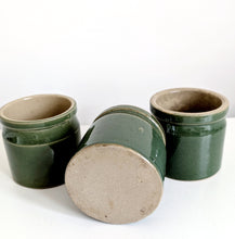 Load image into Gallery viewer, Set of Three Green Pots
