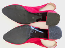 Load image into Gallery viewer, Red Slingbacks Shoes. Size 7 / 40
