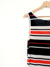 Load image into Gallery viewer, Blue, White and Red Maxi Dress. Size 12
