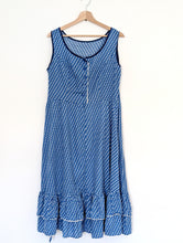 Load image into Gallery viewer, Pale Blue and White Polka Dot Dress. Size 16
