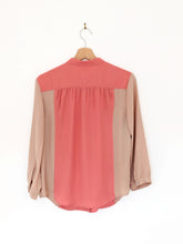 Load image into Gallery viewer, Coral and Blush Pink Vintage Laura Ashley Blouse. Size 12
