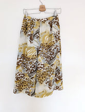 Load image into Gallery viewer, Cream, Brown and Yellow Culottes. Size 8

