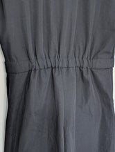 Load image into Gallery viewer, Black Jumpsuit/ Boilersuit. Size 8
