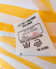 Load image into Gallery viewer, Orange and White Striped Cotton Shirt Size 14
