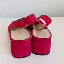 Load image into Gallery viewer, Red Slingbacks Shoes. Size 7 / 40
