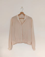 Load image into Gallery viewer, Cream Blouse with Rose Buttons Size 14
