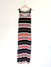 Load image into Gallery viewer, Blue, White and Red Maxi Dress. Size 12
