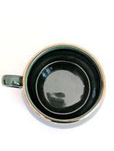 Load image into Gallery viewer, Green and Gold Soup Mug
