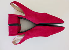 Load image into Gallery viewer, Red Slingbacks Shoes. Size 7 / 40
