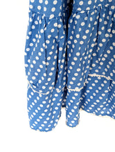 Load image into Gallery viewer, Pale Blue and White Polka Dot Dress. Size 16
