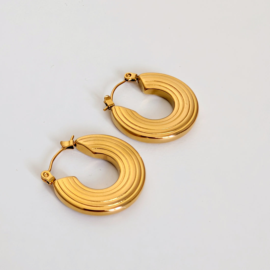 Gold plated Hoop Earrings