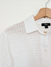 Load image into Gallery viewer, White Cotton Blouse. Size 12
