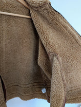 Load image into Gallery viewer, Brown Suede Effect Jacket. Size 12
