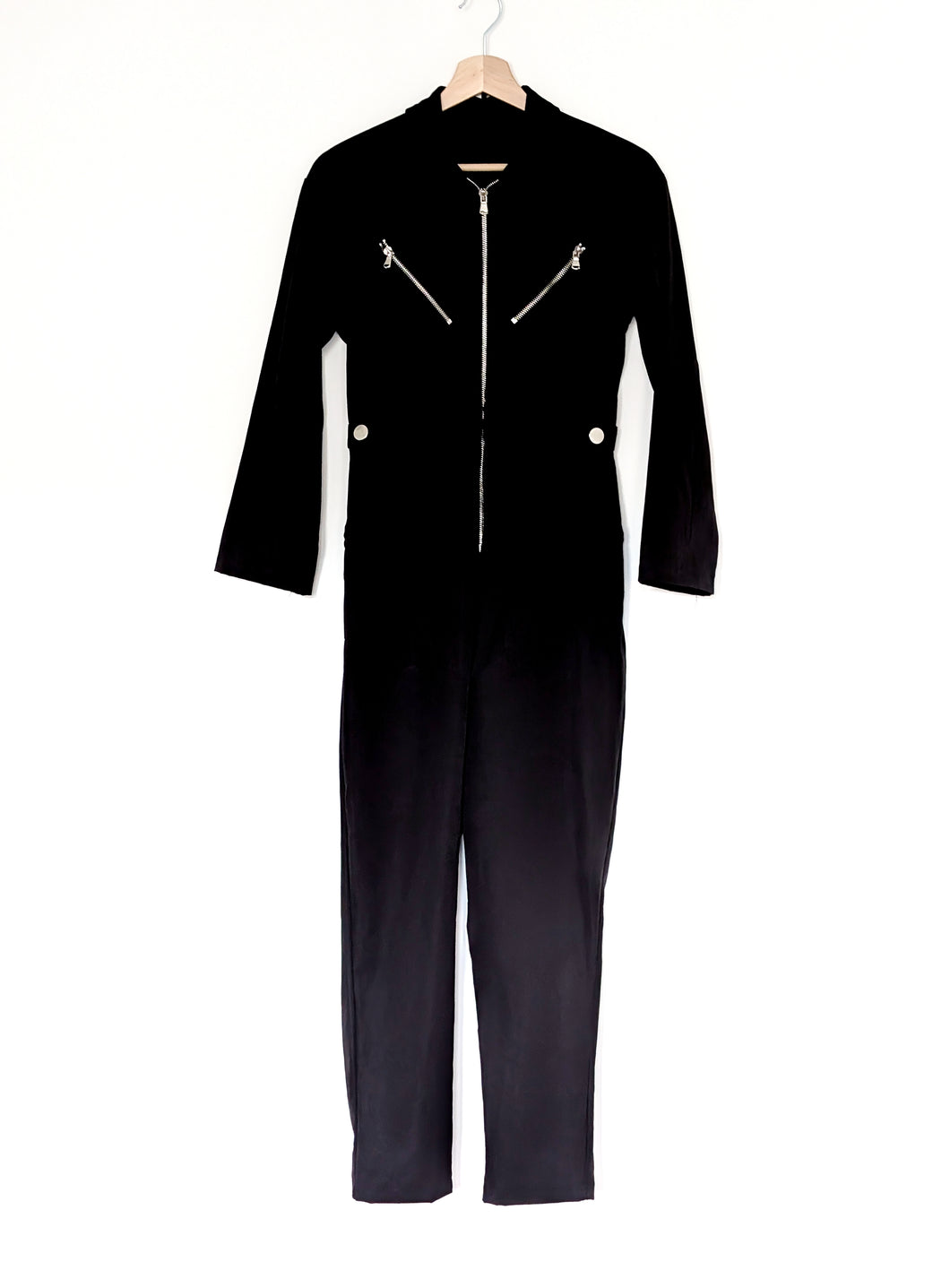 Black Jumpsuit/ Boilersuit. Size 8