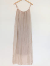 Load image into Gallery viewer, Cream Floaty Silk Dress. Medium
