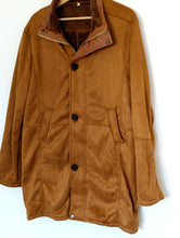 Load image into Gallery viewer, Vintage Brown Suede Coat. Size 16
