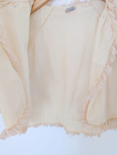 Load image into Gallery viewer, Pale Yellow Vintage Shrug / Bolero. Size 10
