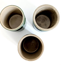 Load image into Gallery viewer, Set of Three Green Pots
